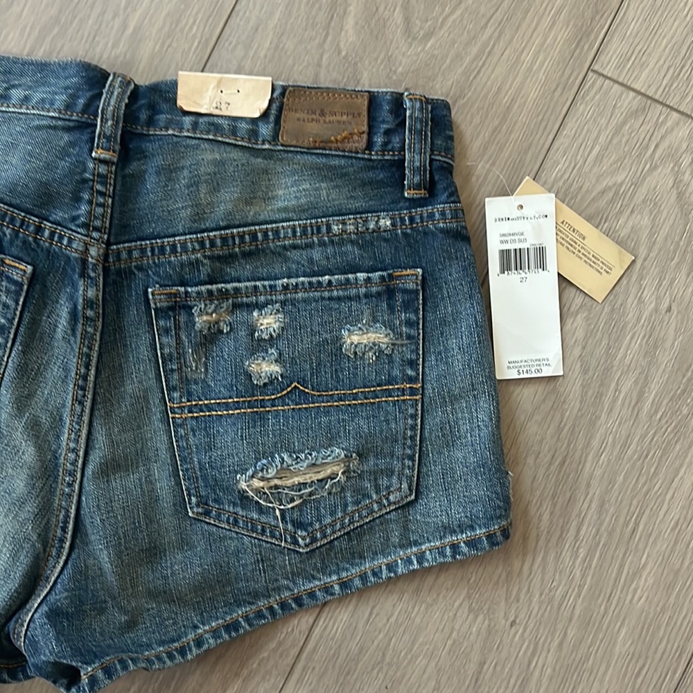 *NWT* Denin & Supply Ralph Lauren western detail shorts size 27 - Picture 7 of 10